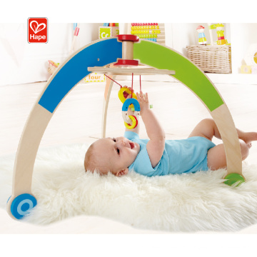 Hape Brand Amazing Wiggle And Shake The Toys Wooden Funny Baby Gym Wood